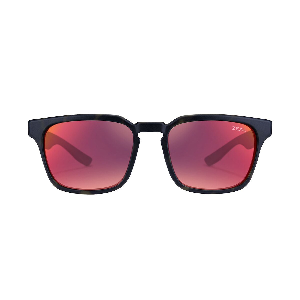 Zeal Whittier Sunglasses Polarized in Transparent Green Havana with Phoenix